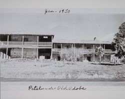 Front view of the Petaluma Adobe, Petaluma, California, January 1950