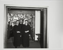 Clergy entering St. Luke's Lutheran Church