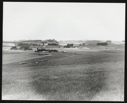 Unidentified farm buildings