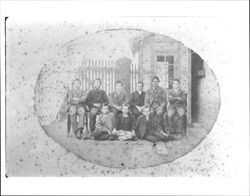 Group of school boys, Petaluma, California, about 1878