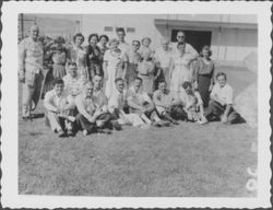 McKinley School reunion group, Petaluma, California, May 1957