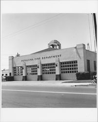 Petaluma Fire Department Headquarters Station, Petaluma, California, about 1955