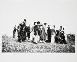 Russian Bishop blessing the group of Native Sons of the Golden West at Fort Ross