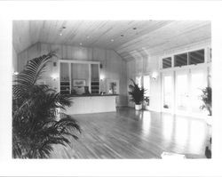 Interior of the Alderbrook Winery Tasting Room, Healdsburg, California, about 1987