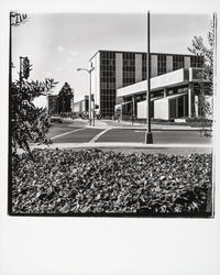 Intersection of First Street and Santa Rosa Ave. looking north, Santa Rosa, California, 1977