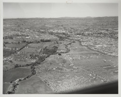 Aerial view of the area southwest of Santa Rosa--View is looking northeast toward Santa Rosa