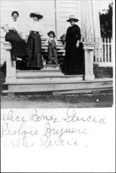 Group on the steps of the Methodist Church