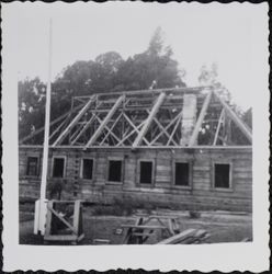 Roof framing of Commandant's House