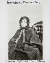 Portrait of Ramona Carrillo de Pacheco de Wilson, Sonoma County, California, 1880s