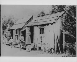 Dorr family at Mays Canyon on the Clar Ranch, Guerneville, California, 1890
