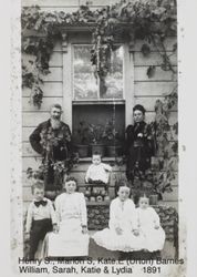 Portrait of Henry S. Barnes family, Sebastopol, California, 1891