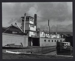 Steamer Gold docked in Petaluma