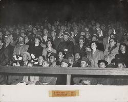 Spectators at Petaluma Leghorn game against Oakland Castlemont Athletic Club