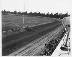 Horse racing at the Sonoma County Fairgrounds