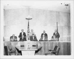 Petaluma, California city council, 1958