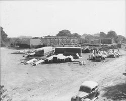 Construction of Hillcrest Hospital, Petaluma, California, October, 1955