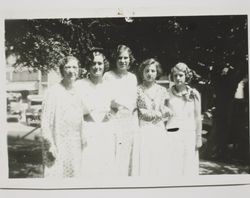 1933 staff of the Petaluma Carnegie Library, 20 Fourth Street, Petaluma, California