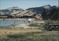 Swimmers enjoying Spring Lake Park