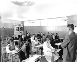 American Banking Institute class at Santa Rosa High School, Santa Rosa, California, 1965