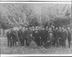 Exhibitors at the First California Poultry Show on December 10, 1891