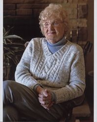 Portrait of Eleanor Miller, Petaluma, California, 2010