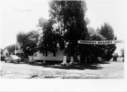 Driveway, Verdier's Resort, El Verano, Sonoma Co., California