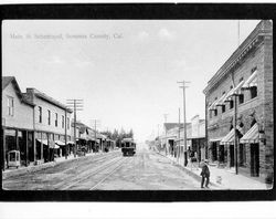 Main St. Sebastopol, Sonoma County, California