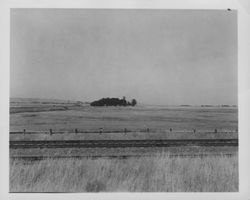 Views of the Indian mound at Olompali, California, about 1960