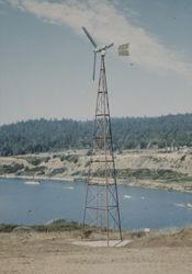 Windmill at Gualala Point Regional Park, Gualala Point, California, December 1981