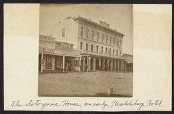 Sotoyome House, an early Healdsburg hotel