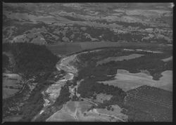 View of the Wohler Bridge from the air