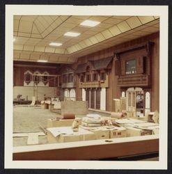 Finishing the interior of the Ice Arena