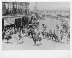 Exchange Avenue looking north, Santa Rosa, California, 1900