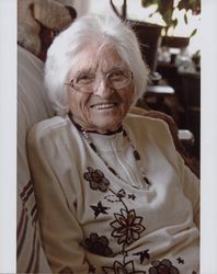 Portrait of Dorothy Donogh Henning, Petaluma, California, 2009