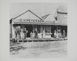 West Street near South Street, Healdsburg , California, 1872