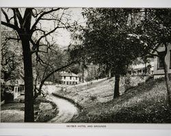 Geyser Hotel and and its grounds, Sonoma County, California, 1890s