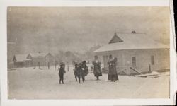 Playing in the snow in Sebastopol