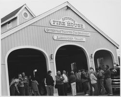 Andrews Fire House dedication, Geyserville Volunteer Fire Department, 6571 Highway 128 near Jimtown, California, October 21, 1967