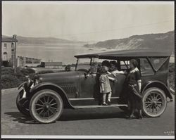 Touring Sea Cliff along Sea Cliff Avenue, San Francisco, California, 1920s