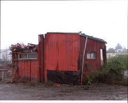 Demolition of the Hamilton Cabinet Shop at 401 Second Street, Petaluma, California, Nov. 28, 2005