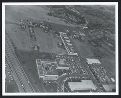 Aerial view of Sonoma County Hall of Justice and Jail