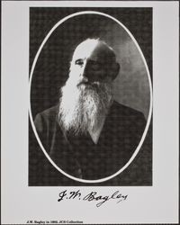 Portrait of John Washington Bagley, Guerneville, California in the early 1900s