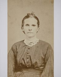 Portrait of Virilla Adams taken in Petaluma in the 1880s