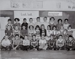 First grade students at Philip Sweed Elementary School, Petaluma, California, 1956