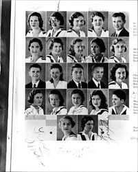 Petaluma High School class of 1934, Petaluma, California, 1934