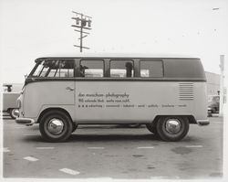 Volkswagen bus of Don Meacham Photography, Santa Rosa, California, 1956