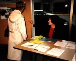 Friends of the Library and staff members at Sonoma County Central Library open house, November 7, 1999