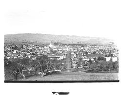 Looking east on Bassett Street from La Cresta, Petaluma, California, 1951