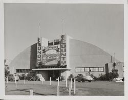 Main pavilion at Sonoma County Fair grounds, Santa Rosa, California, 1948