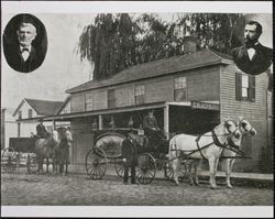 Blackburn Undertaking establishment, Third Street, Petaluma, California, 1897